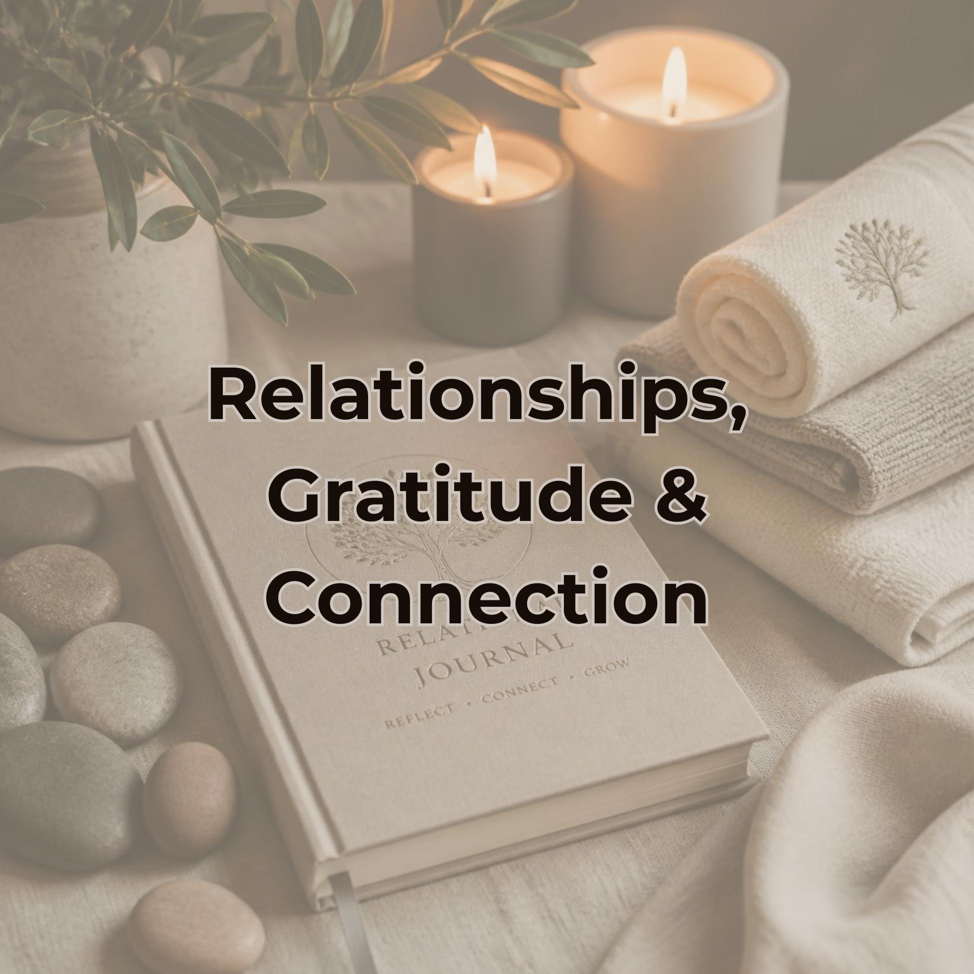Translation missing: en.Relationships, Gratitude &amp; Connection: Relationships, Gratitude & Connection